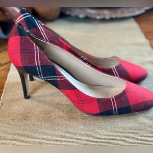 Talbots Plaid Heels